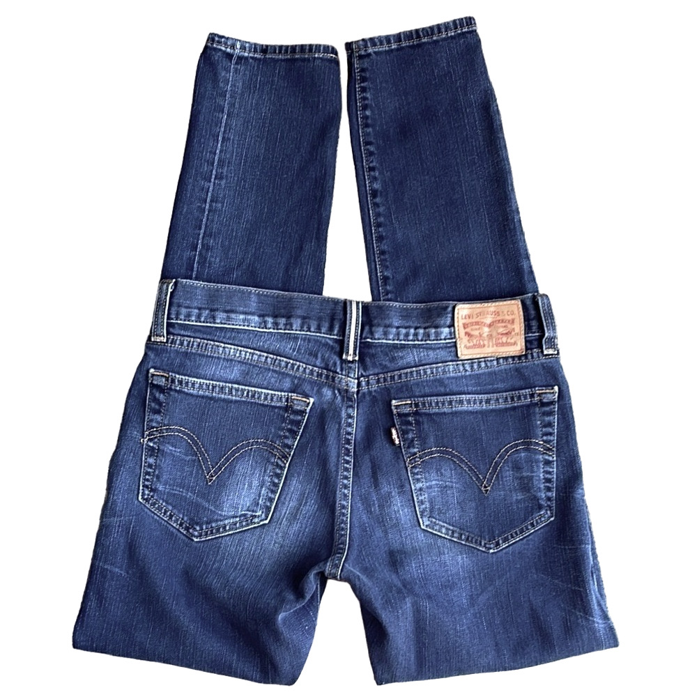 Levi’s Selvedge Indigo Blue Skinny Jeans Classic Stretch Denim Size 27 - Picture 5 of 15